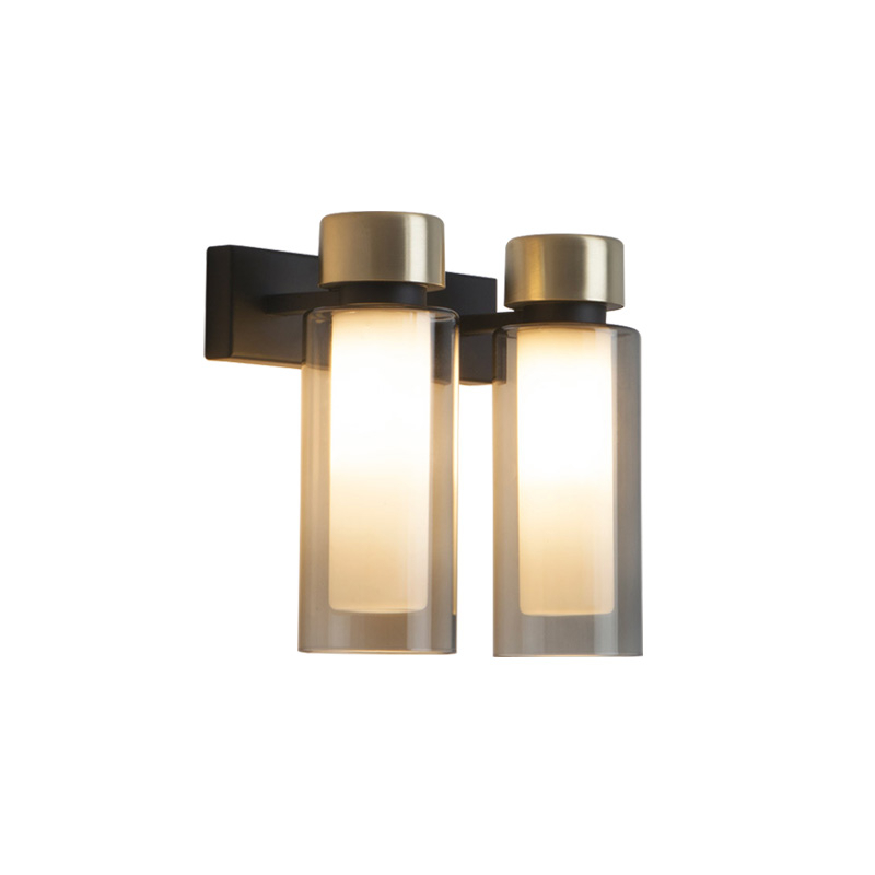 Applique OSMAN 560.42 Laiton brossé / verre transparent TOOY