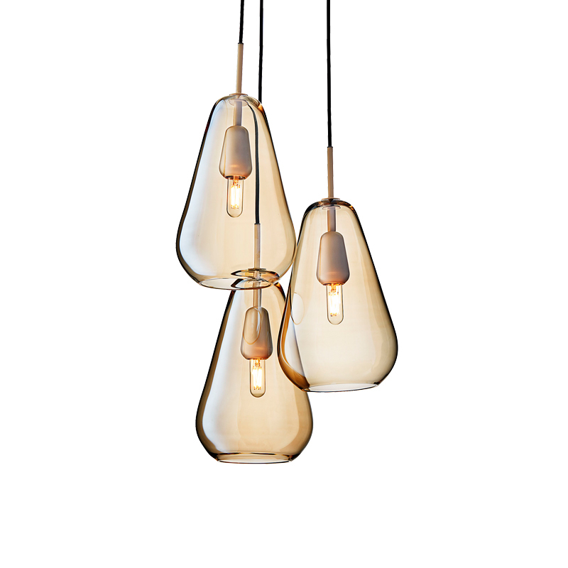 Suspension ANOLI 3 GOLD Doré NUURA