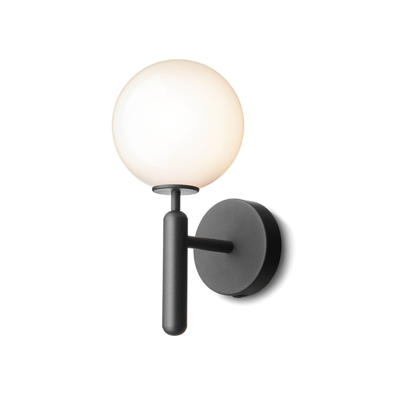 Applique MIIRA OPAL blanc opalin/ gris NUURA