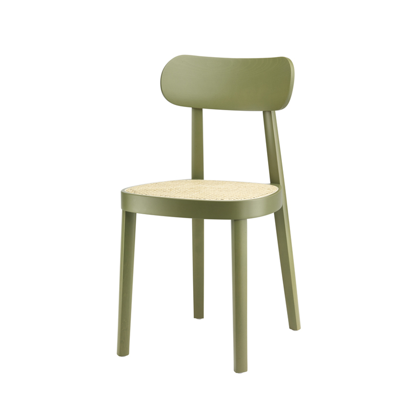 Chaise 118 Vert olive THONET