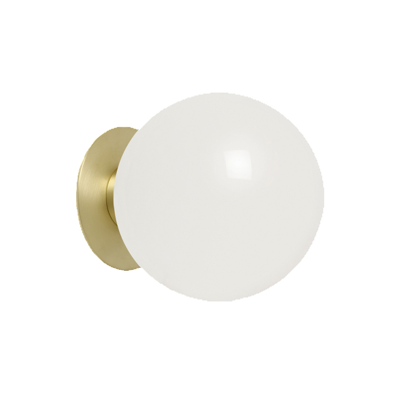 Applique MEZZO FLUSH Large IP44 Laiton satiné CTO LIGHTING