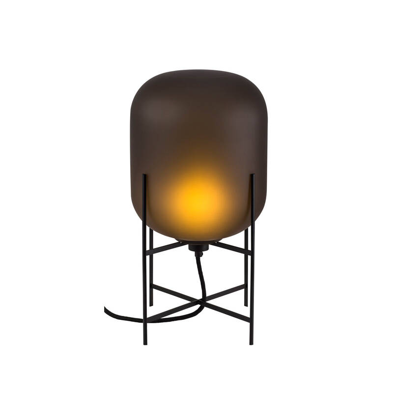 Lampe à poser ODA SMALL Gris acétate/ noir PULPO