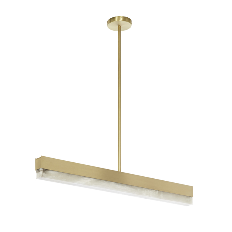 Suspension ARTES 900 Laiton satiné CTO LIGHTING