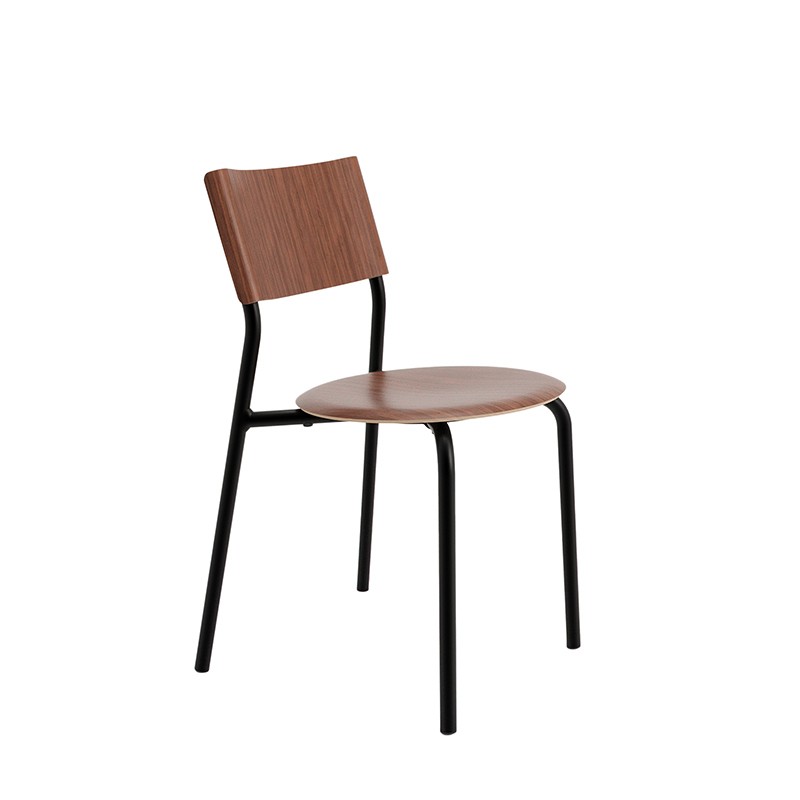 Chaise SSD Noyer Noir graphite TIPTOE