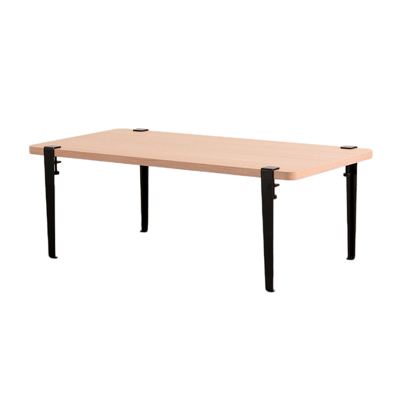 Table basse SANTIAGO Noir graphite TIPTOE