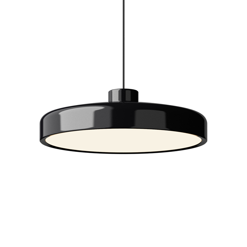 Suspension LACQUER Large Noir NINE