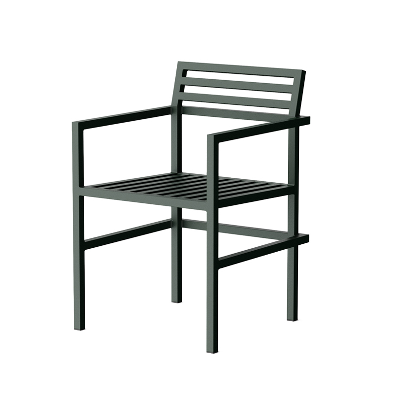 Chaise extérieur Chaise avec accoudoirs 19 OUTDOORS Vert NINE
