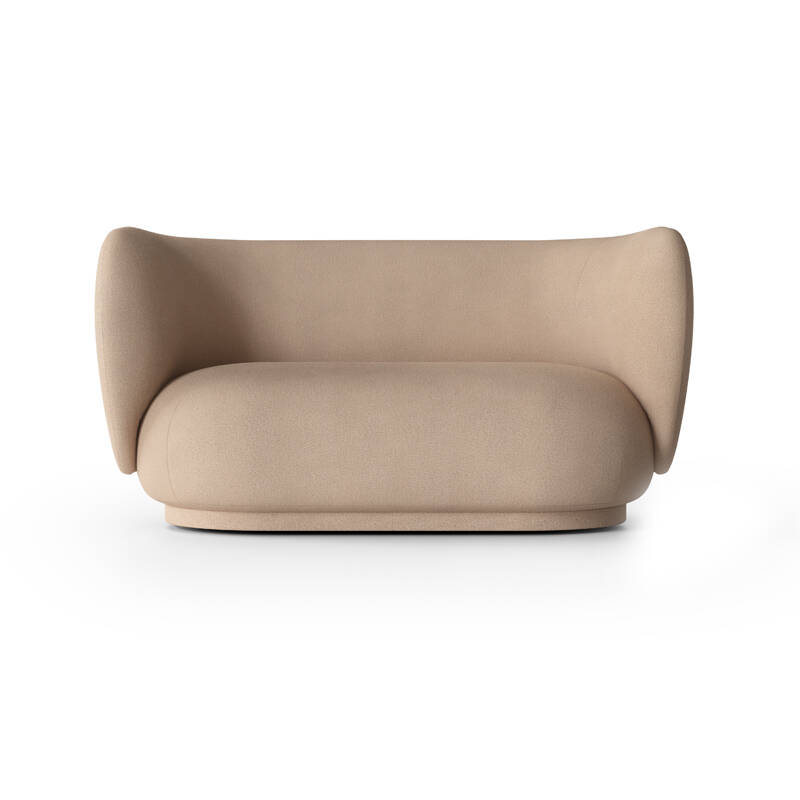 Canapé RICO 2 places Brossé Sable FERM LIVING