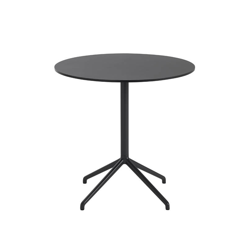 Table STILL CAFÉ Ø75 Noir MUUTO