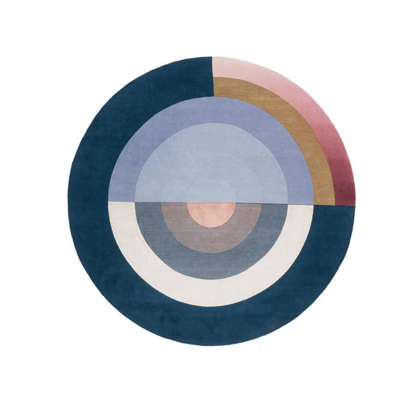 Tapis Tapis BLISS ROUND Blue CC-TAPIS