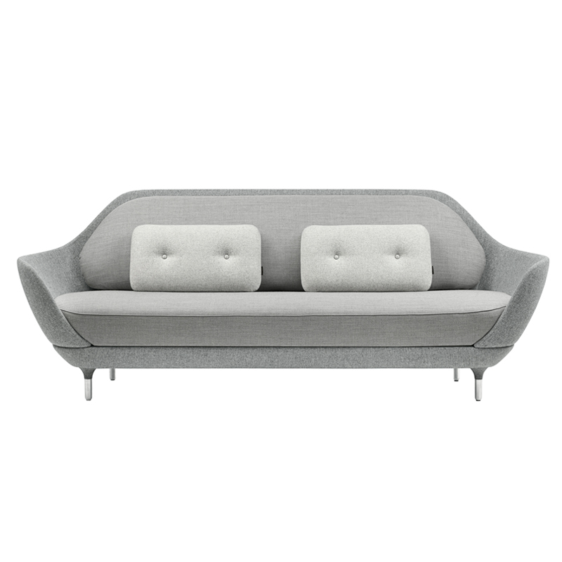 Canapé FAVN Gris clair   Hallingdal 130  Canvas 124  Divina Melange 120 FRITZ HANSEN