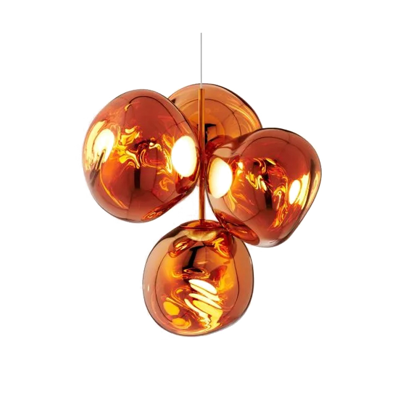 Suspension MELT CHANDELIER SMALL Cuivre TOM DIXON