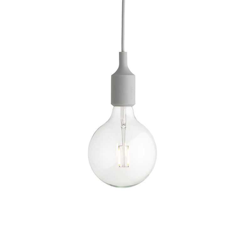 Suspension E27 SOCKET Gris clair MUUTO