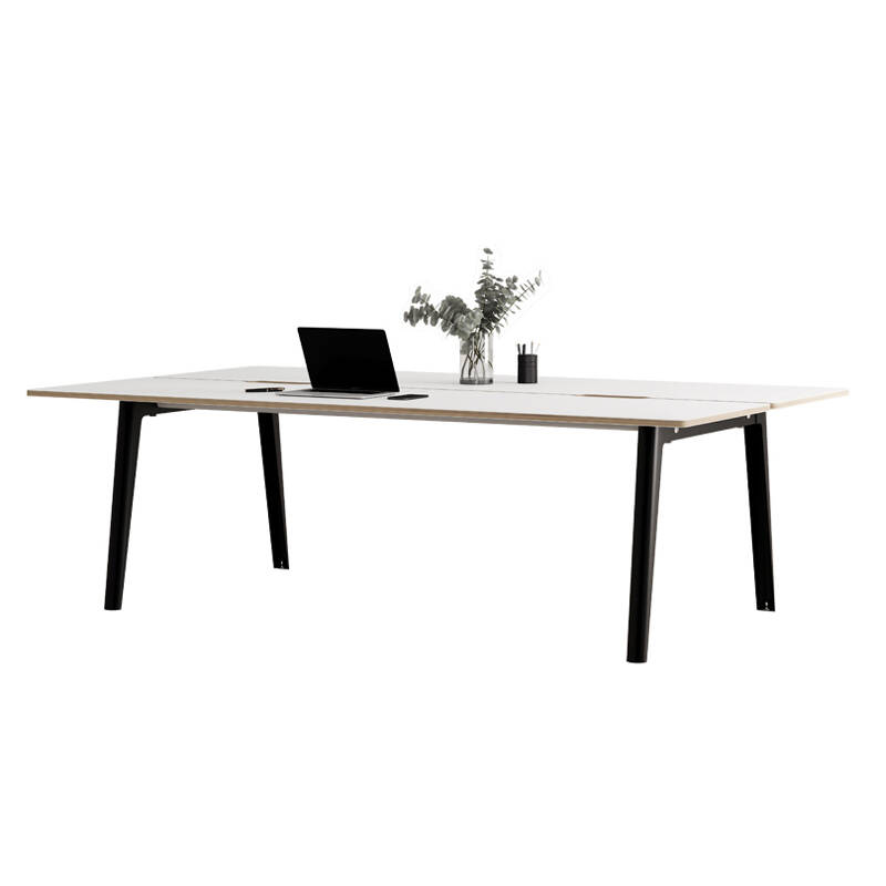 Bench Bench NEW MODERN 4 places Stratifié Blanc Noir graphite TIPTOE