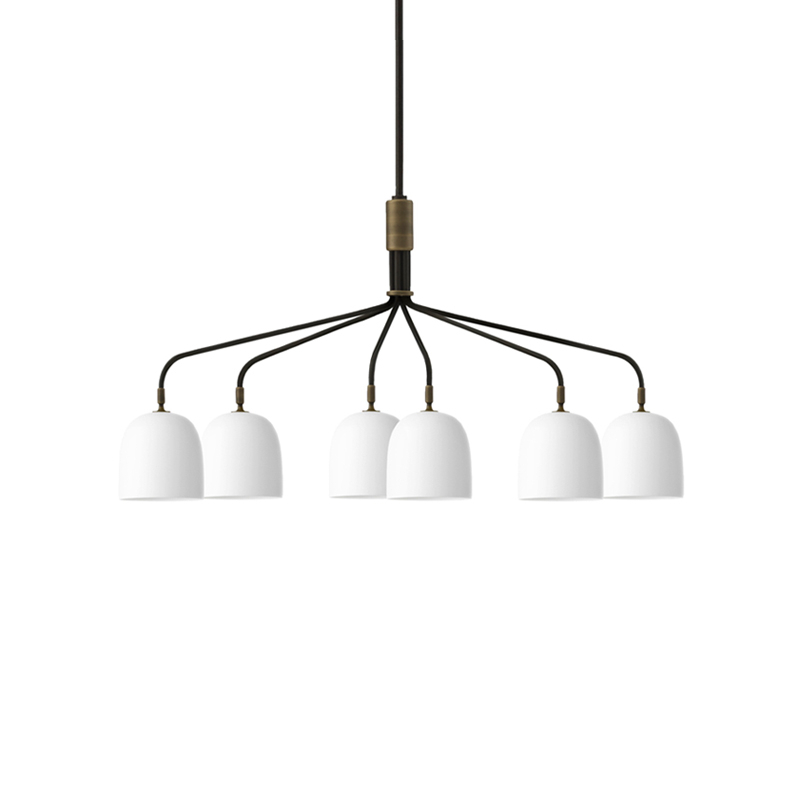 Suspension HOWARD 6 bras Bone China GUBI
