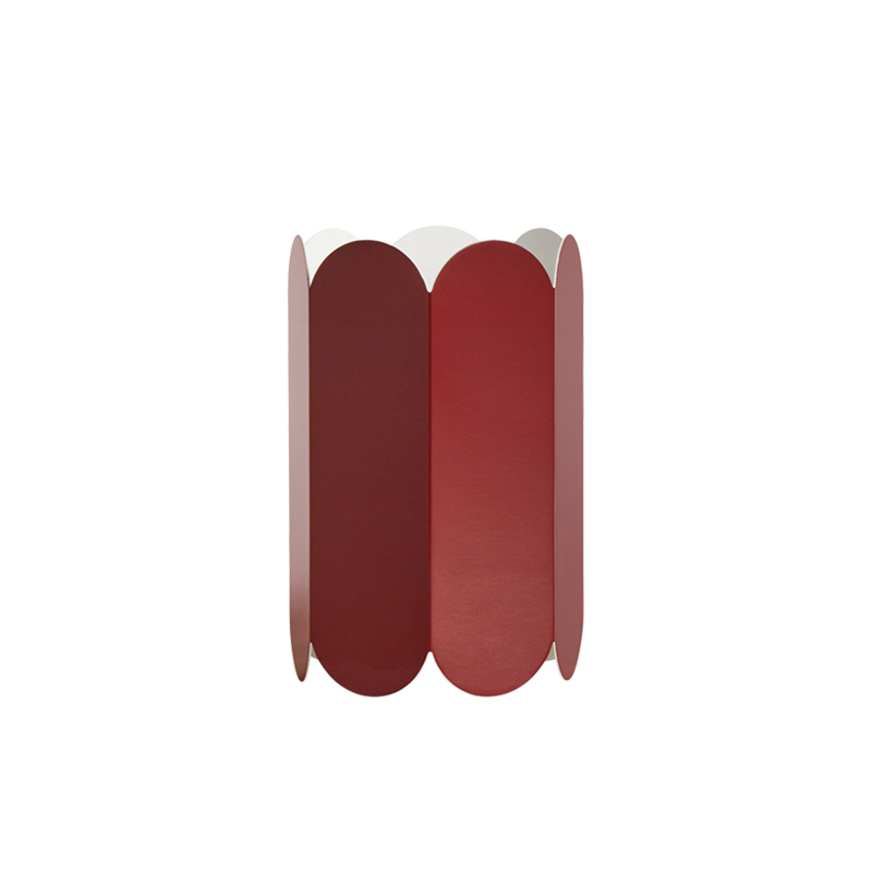 Lampe à poser Abat-jour ARCS Rouge auburn HAY