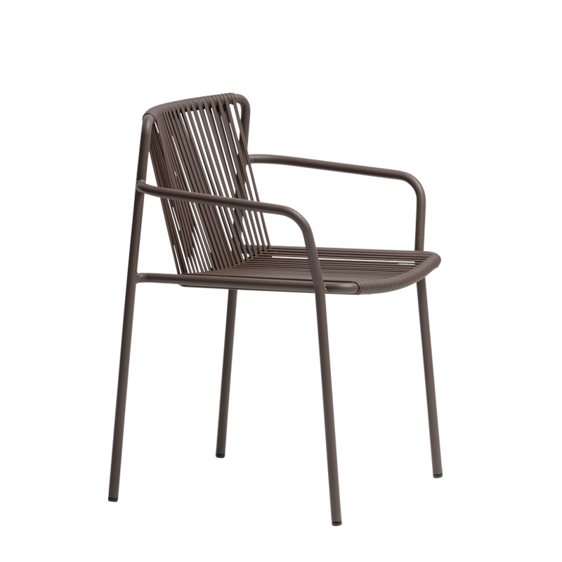 Chaise TRIBECA 3665 Marron PEDRALI