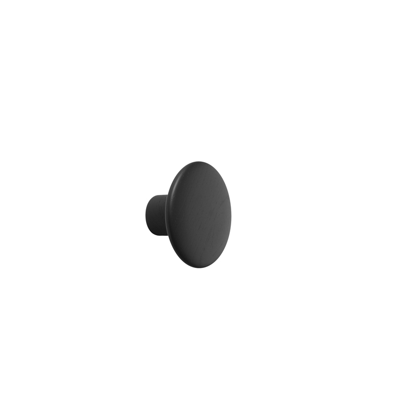 Patère Design Patère DOTS  Ø 9 Noir MUUTO