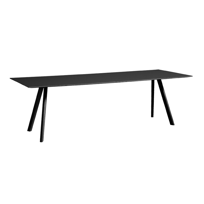 Table COPENHAGUE CPH 30 Lino noir/ chêne noir vernis à base d'eau HAY