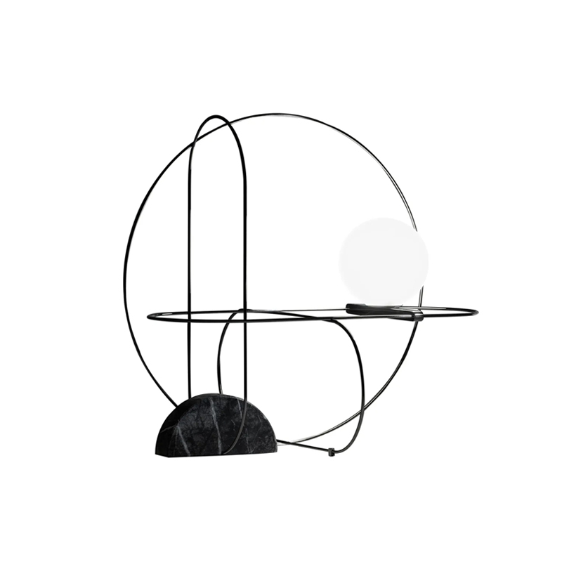 Lampe à poser SETAREH MEDIA Noir FONTANA ARTE
