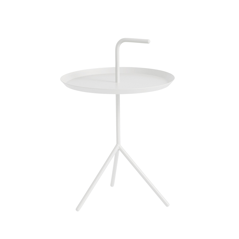Table d'appoint guéridon DLM Blanc HAY