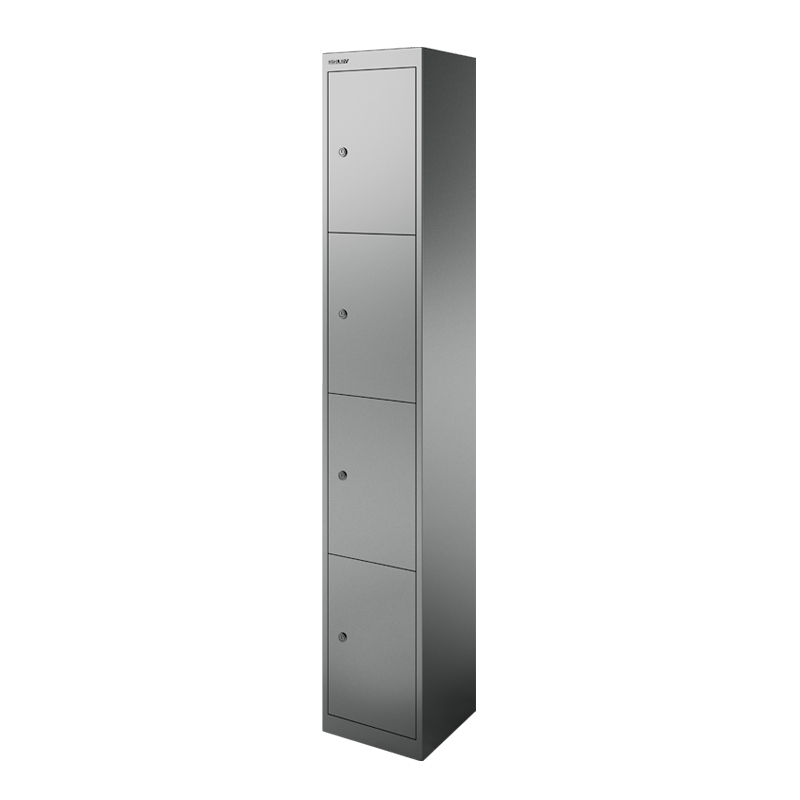 Meuble de rangement CLK 4 casiers Gris Silver BISLEY