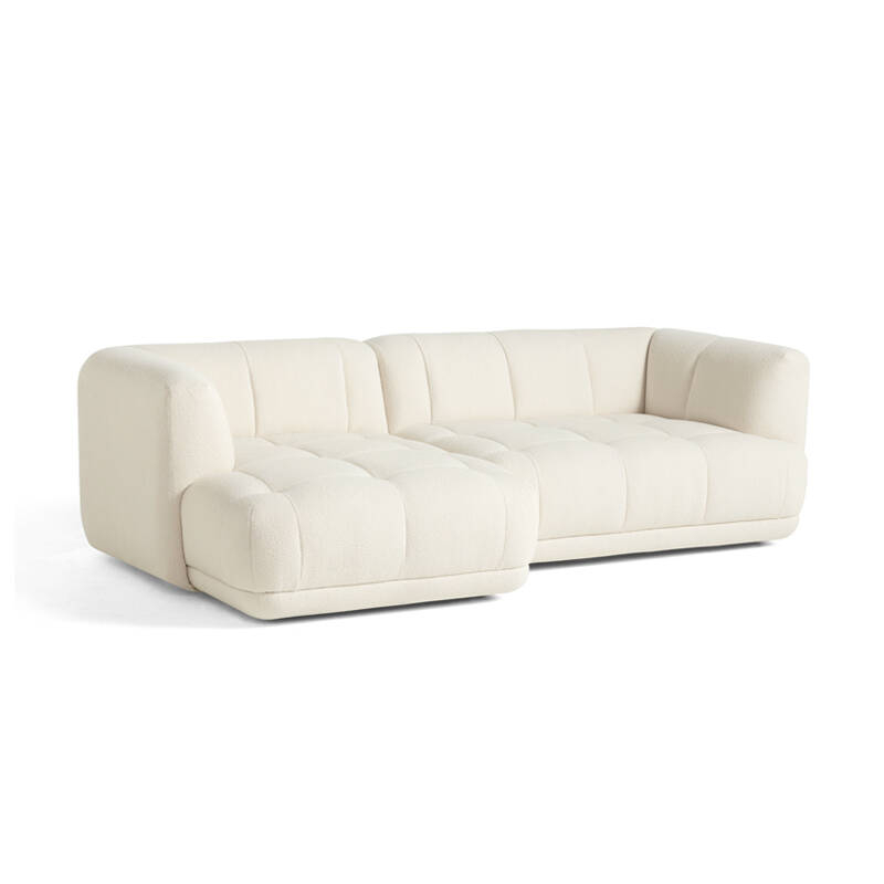 Canapé QUILTON Combinaison 19 L 252,5 Flamiber crème A5 HAY