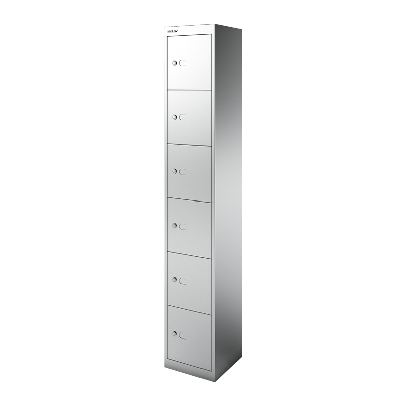 Meuble de rangement CLK 6 casiers Gris Silver BISLEY