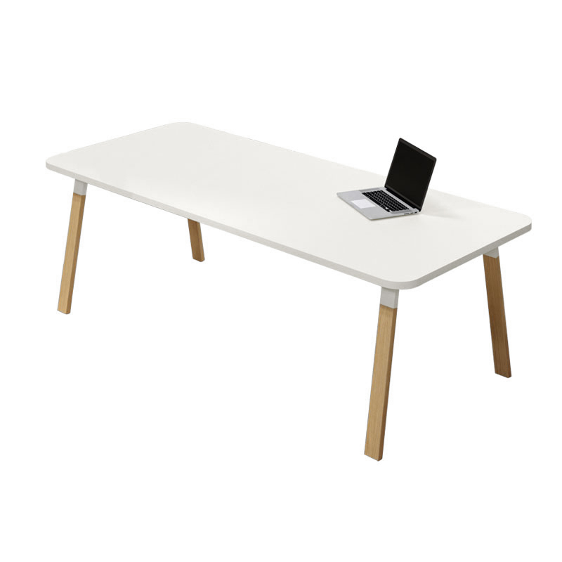 Bureau individuel ATREO WOOD Blanc/ chêne SILVERA PRO