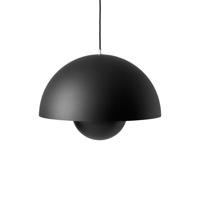 Suspension FLOWERPOT VP2 Noir mat AND TRADITION