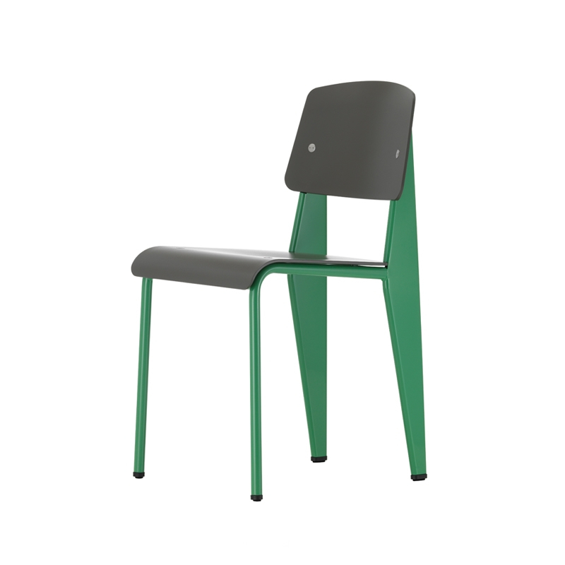 Chaise STANDARD SP Basalte/ Prouvé Blé Vert VITRA