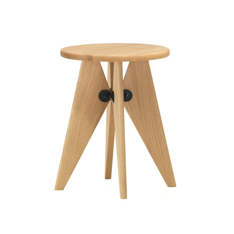 Tabouret SOLVAY Chêne VITRA