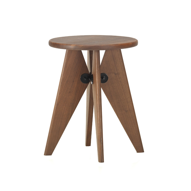 Tabouret SOLVAY Noyer VITRA