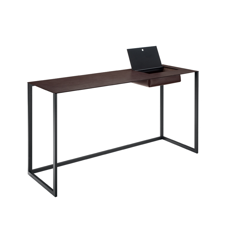 Bureau CALAMO Piètement noir ZANOTTA