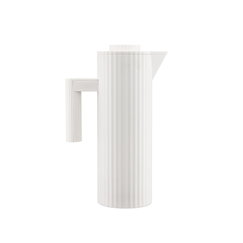 Café & Thé Pichet isotherme PLISSÉ Blanc ALESSI