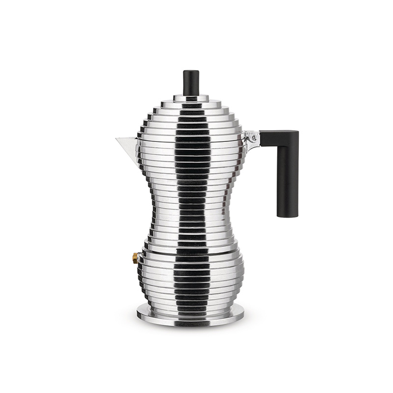 Café & Thé Cafetière expresso PULCINA 3 tasses Noir ALESSI