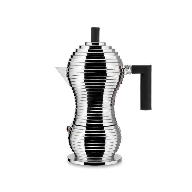 Café & Thé Cafetière expresso PULCINA 6 tasses Noir ALESSI