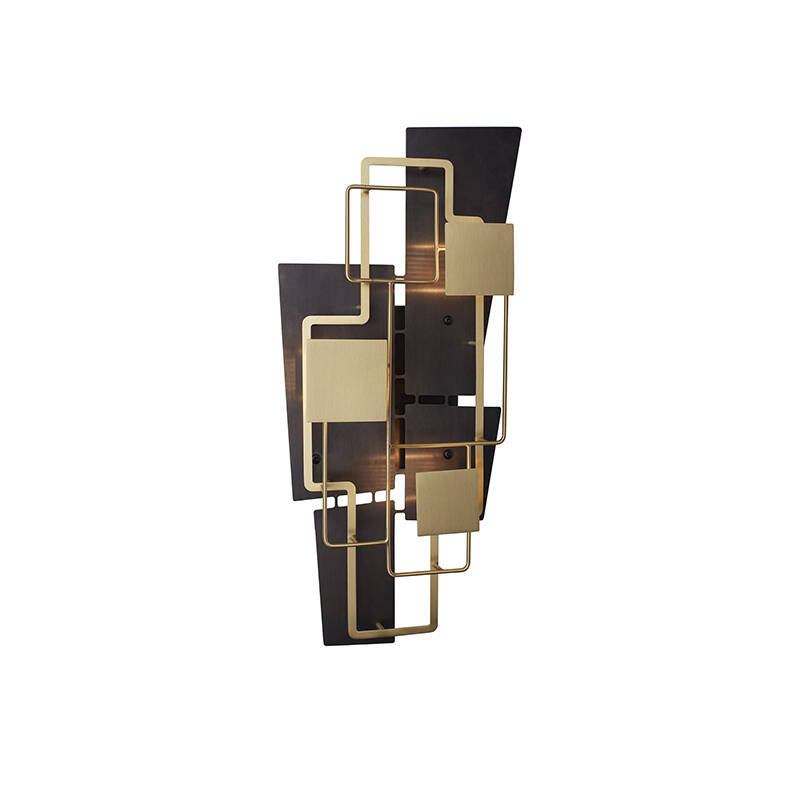 Applique MAP 2 Laiton & noir DCW EDITIONS