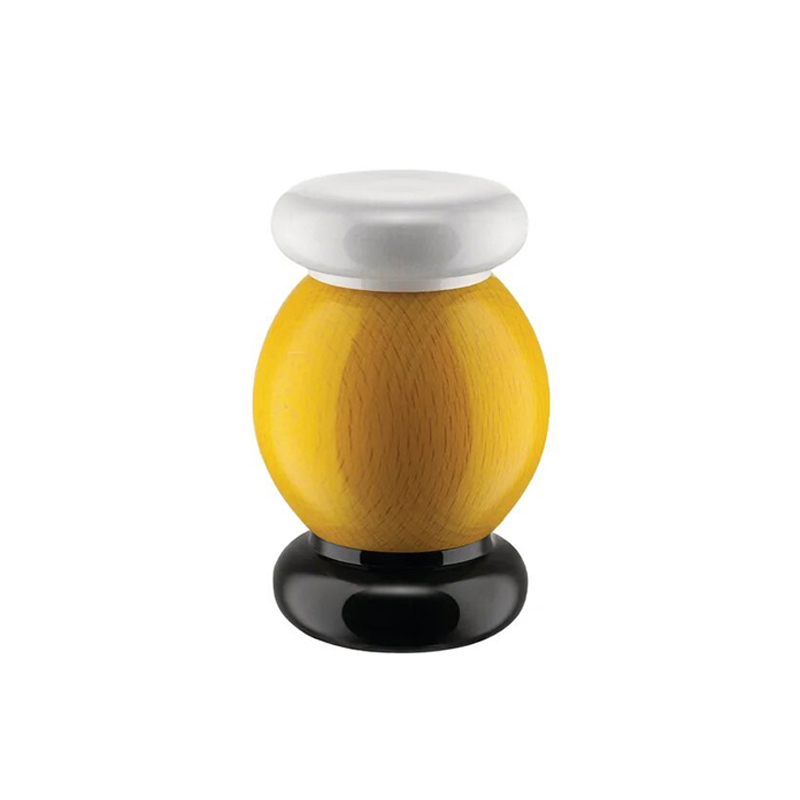 Accessoire de cuisine Moulin à sel et poivre ES18 Jaune, noir, blanc ALESSI