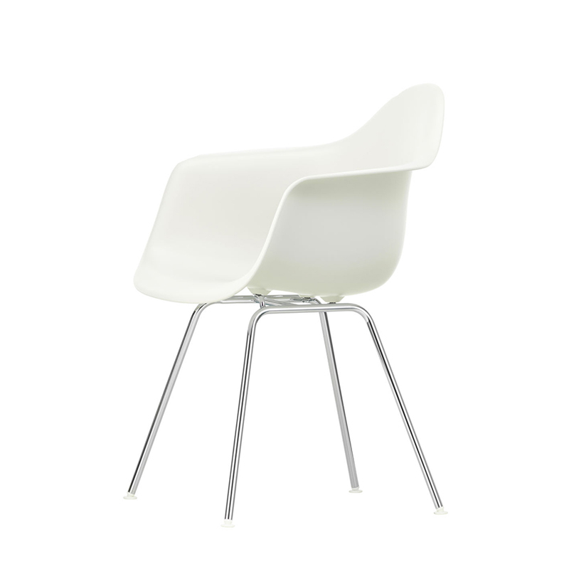 Chaise EAMES PLASTIC ARMCHAIR DAX Blanc VITRA