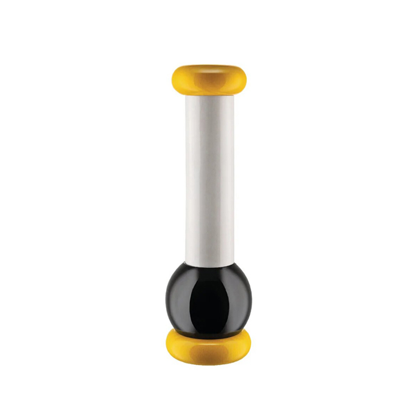 Accessoire de cuisine Moulin à sel et poivre MP0210 Jaune, noir, blanc ALESSI