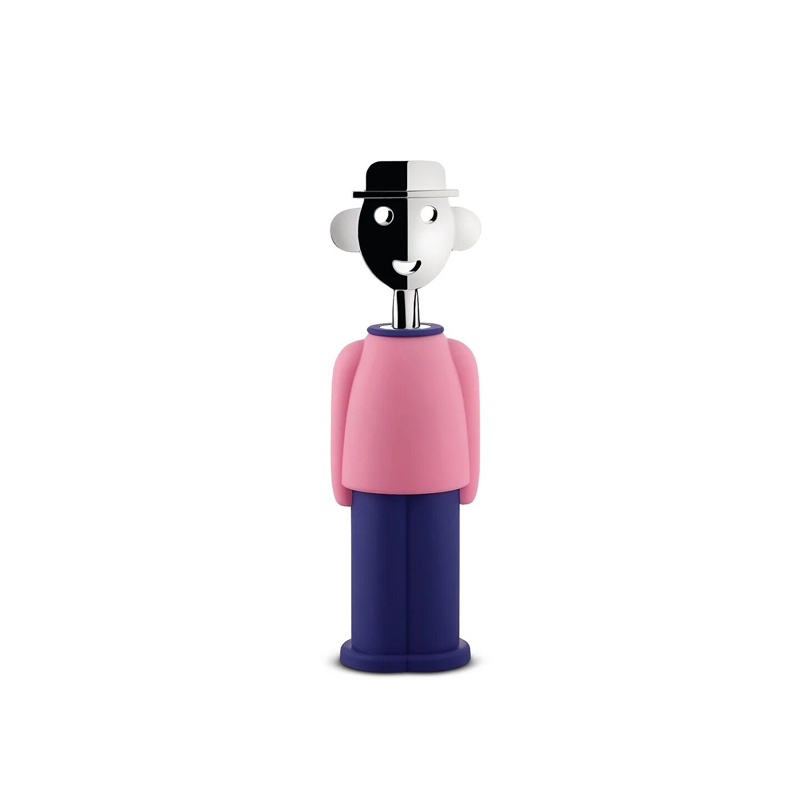 Accessoire de cuisine Tire-bouchon ALESSANDRO M. Rose et bleu ALESSI
