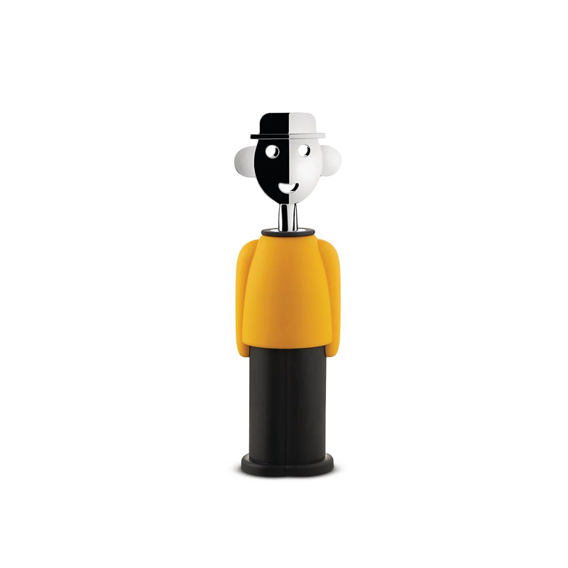 Accessoire de cuisine Tire-bouchon ALESSANDRO M. Jaune et noir ALESSI