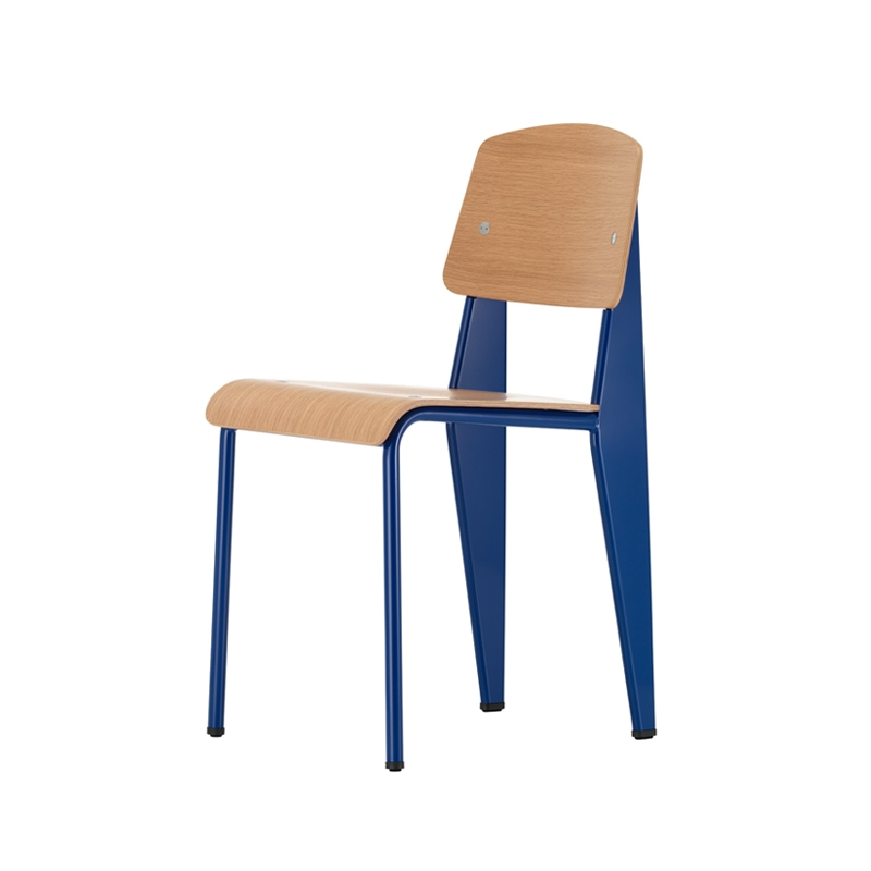 Chaise STANDARD CHAIR Prouvé Bleu Marcoule VITRA