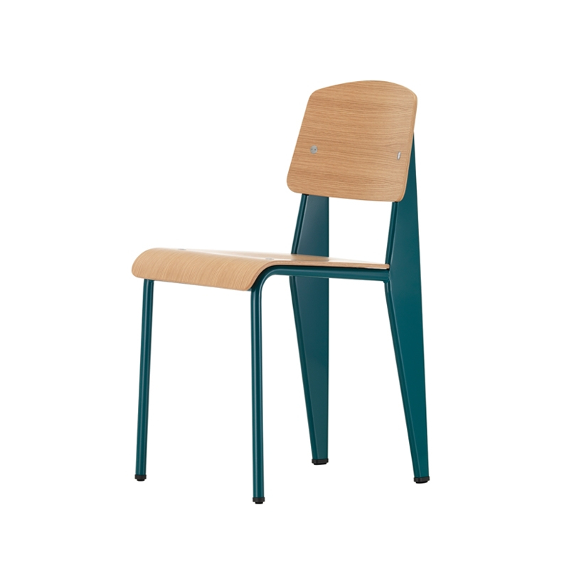 Chaise STANDARD CHAIR Prouvé Bleu Dynastie VITRA