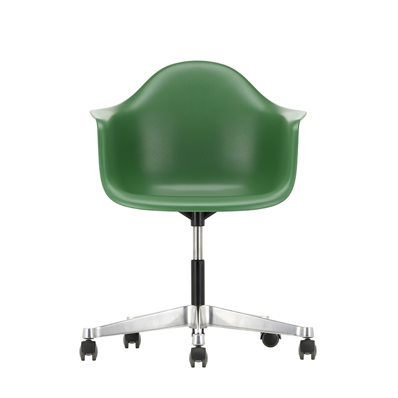 Fauteuil de bureau EAMES PLASTIC ARMCHAIR PACC Vert émeraude RE VITRA