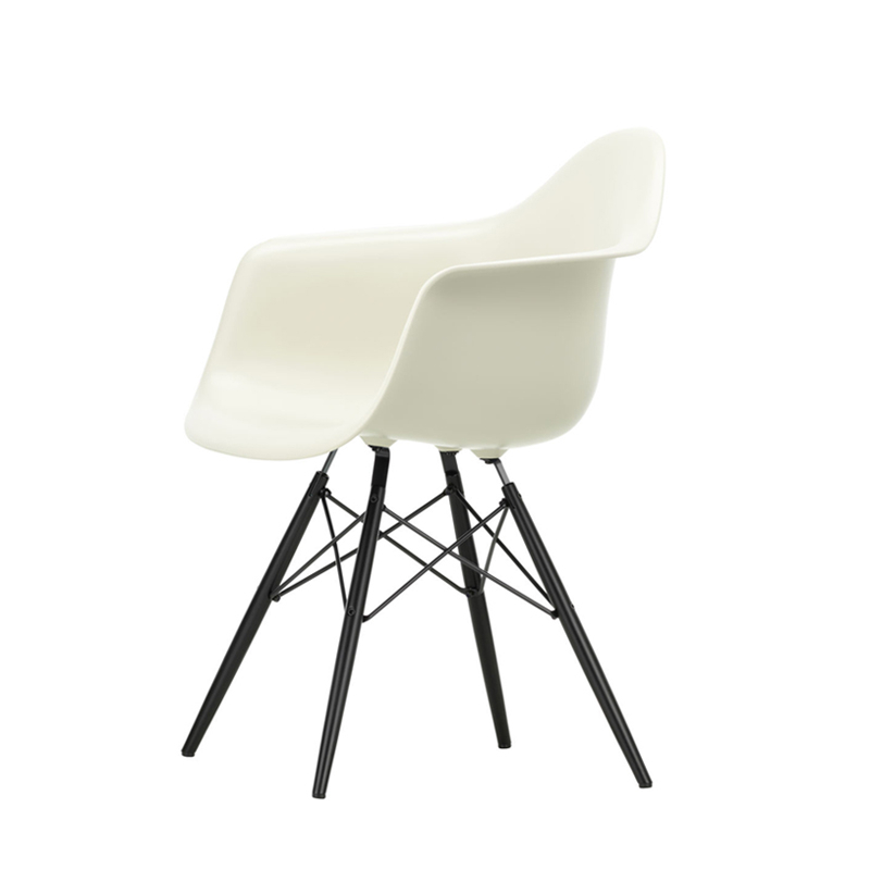 Chaise EAMES PLASTIC ARMCHAIR DAW Gris galet RE VITRA