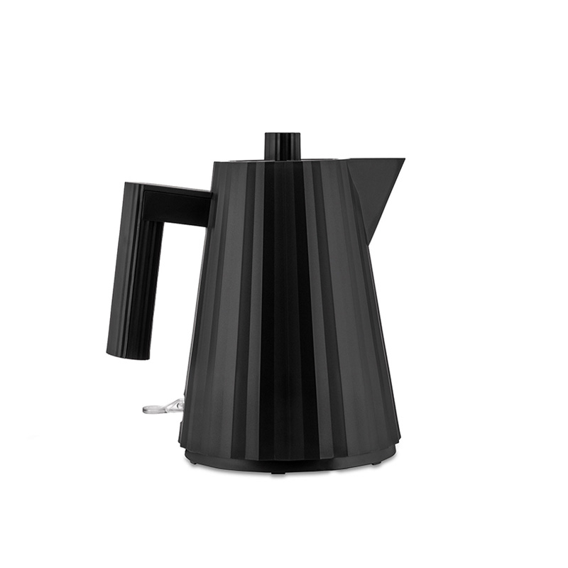Café & Thé Bouilloire électrique PLISSÉ 1 L Noir ALESSI