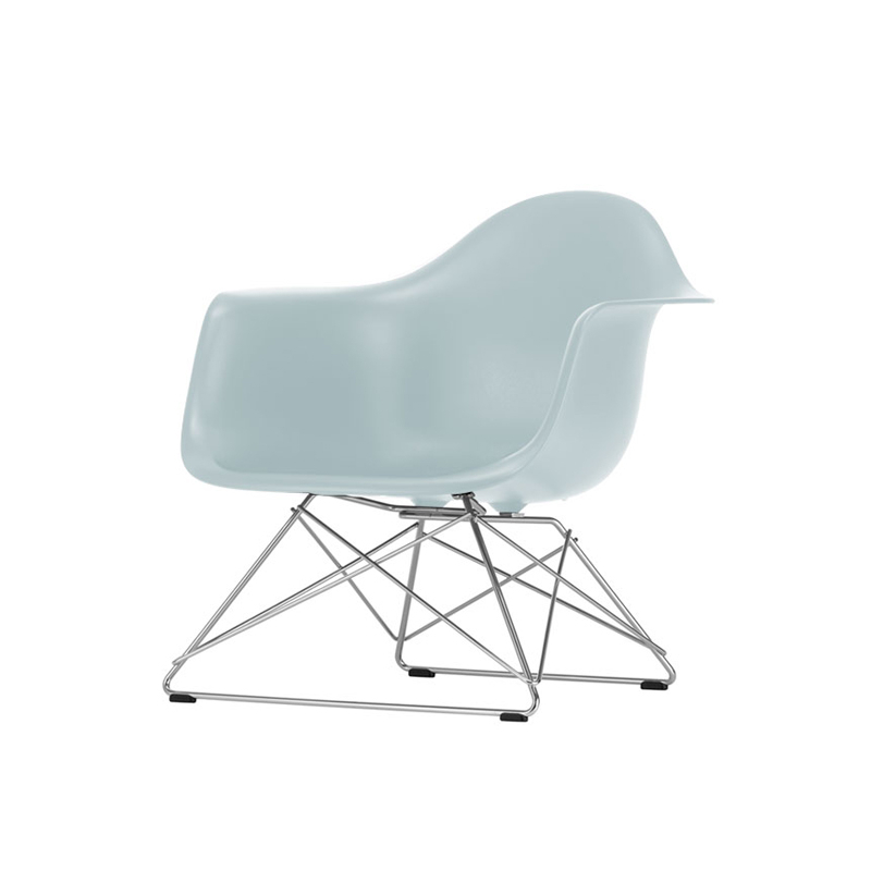 Fauteuil EAMES PLASTIC ARMCHAIR LAR Gris bleuté RE VITRA
