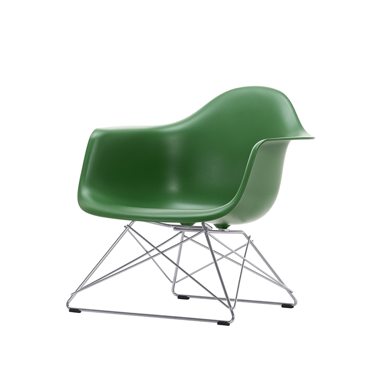 Fauteuil EAMES PLASTIC ARMCHAIR LAR Vert émeraude RE VITRA